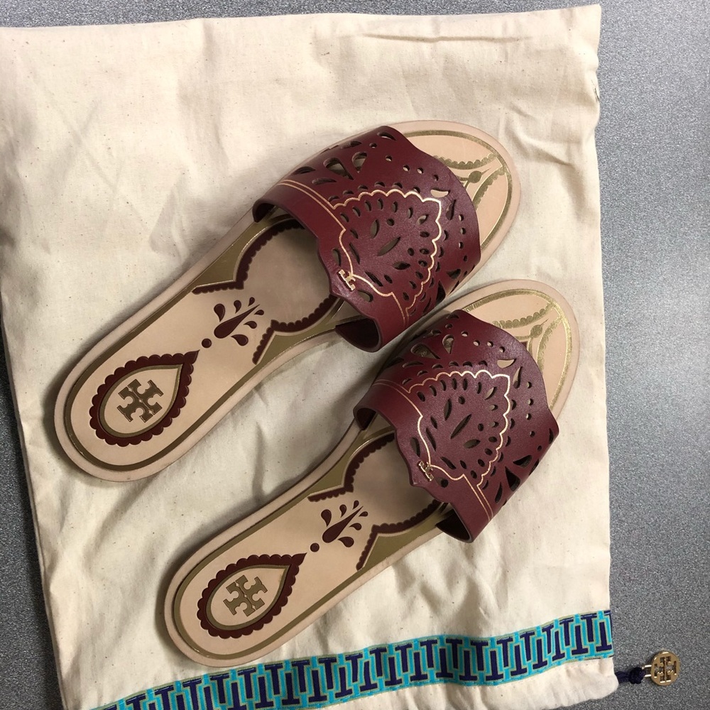 Leather Tory Burch sandals